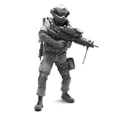 YUFANMODEL 1/35軍事人物 美國陸軍特種部隊士兵, 1個