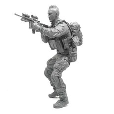YUFANMODEL YF147 1/35軍事人物 美國海豹突擊隊士兵 莫霍克髮型 Vol1, 1個