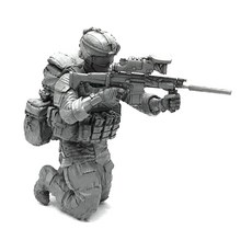 YUFANMODEL 1/35軍事人物 美國陸軍特種部隊士兵G, 1個