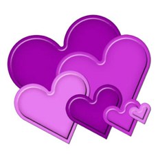 벤타코리아 다이 만들기 재료 CLASSIC HEART, 혼합 색상, 1개