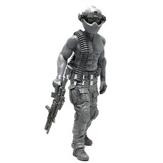 美國陸軍特種部隊肌肉士兵帶頭盔公仔, 1個