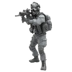 YUFANMODEL 1/35軍事人物模型 美國陸軍特種部隊骷髏士兵 Vol 2, 1個