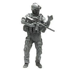 YUFANMODEL 1/35軍事人物 美國陸軍特種部隊骷髏士兵 C, 1個