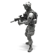 YUFANMODEL 1/35軍事人物 美國陸軍特種部隊骷髏士兵B, 1個