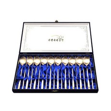 GEO CHANG YU GI 10人份湯匙筷子組, 1套, 韓式湯匙筷子 10組