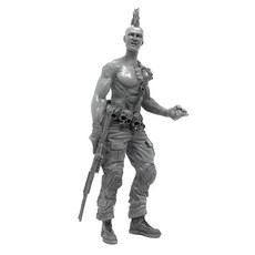 YUFANMODEL YF130 1/35軍事人物模型 美國海豹部隊莫鷹髮型, 1個