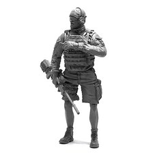 YUFANMODEL YF105 1/35軍事人物模型 美國海豹部隊士兵抽雪茄, 1個