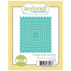 스튜디오제이 다이 만들기 재료 postage stamp stacklets, 혼합 색상, 1개