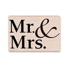 한가람 우드스탬프 mr.&mrs, 1개