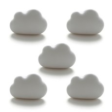 DM I love home多功能除臭收納盒 灰色, 5個