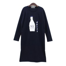 PANG PANG SHOP 牛奶印花哺乳連身裙