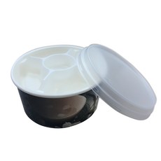 투고팩 퓨전용기 1100cc + 불투명뚜껑 + 5칸찬용기, 1개입, 150세트
