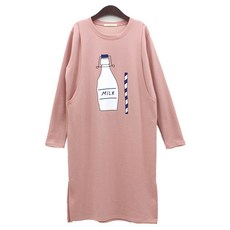 PANG PANG SHOP 孕婦哺乳長袖連身裙