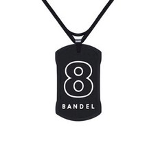 BANDEL 數字可逆項鍊 8, 黑+白