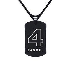 BANDEL 數字可逆項鍊 4, 黑+白