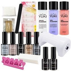 YUKI Gel Nail D 套組, 17種, 1套