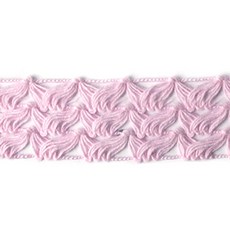 패션포인트 물결코메즈 레이스테이프 중자 50야드 20mm, 핑크, 1개