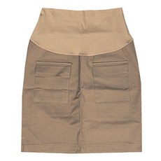 이얀 두포켓 면 스커트 임산부복
