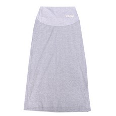 이얀 옆트임 골지 롱치마 임산부복