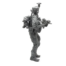 YUFANMODEL YF212 1/35軍事人物模型 US SEAL Assault Team Little Rose Lara 2, 1個