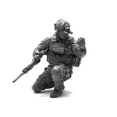 YUFANMODEL 1/35美國海豹部隊士兵持手榴彈軍事公仔 YF099, 1個