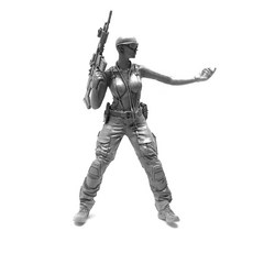 YUFANMODEL 1/35 美國女傭兵軍事模型 YF084, 1個