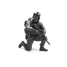 美國海豹突擊隊士兵單膝下跪公仔 YF092, 1個