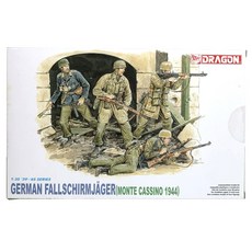 DRAGON DML0239 1/35 德國 Fallschirmjager Monte Cassino 1944 塑料模型, 1個