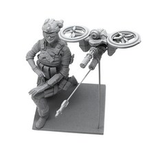 YUFANMODEL YF169 1/18軍事人物模型 Fantasy American Seal Assault Team Yilia, 1個