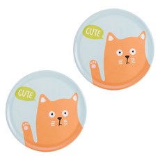 스토어33 큐티 동물원 냄비받침대, F, 2개입