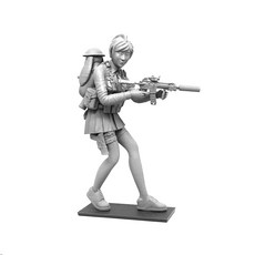 YUFANMODEL YF180 1/16 90mm軍事公仔 Anime Assault Team Maiden School Ava, 1個