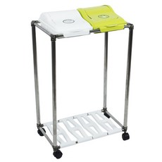 Capella 雙蓋式單層分類垃圾支架, 混色, 1套