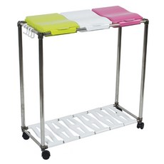 Capella NT方形雙層分類回收箱 1層 3個, 混色, 1套