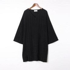 Eomjjang V領哺乳長袖T恤