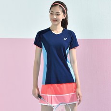 YONEX 女款圓領短袖T恤 83TS022FRB+裙子 71PS003FCO