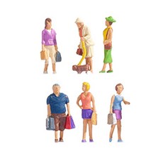 NOCH 複製品 1/87 購物者公仔 155187FG, 1個