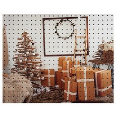 NB Commerce 室內裝飾洞洞板 白色聖誕 WHITE, 1個