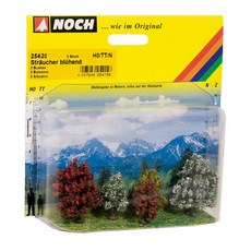 NOCH 複製品 1/87 花樹樹立體模型 254200DI, 混色