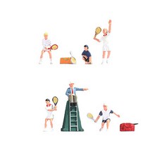 NOCH 複製品 1/87 網球比賽風景人偶 158805FG, 1個