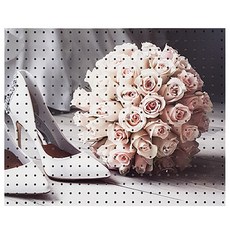 Envy Commerce 室內裝潢洞洞板 新娘婚前派對 白色, 1個, 混合顏色