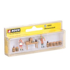 NOCH 複製品 1/87 店員公仔 158355FG 在啤酒花店工作, 1個