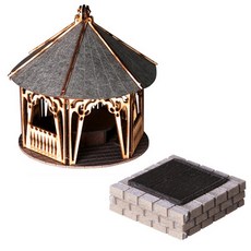 NOCH 複製品 1/87 露營地小屋肉烤架公仔 656127DI, 1個