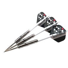 BULL'S FIGHTER GAAP 鋼製飛鏢別針, 銀, 3片