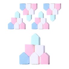 aryko 房子造型粉撲 6入 5組, 隨機發貨, 5套