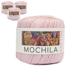 모칠라코튼 뜨개실, 4개, 42세드핑크