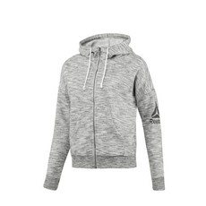 리복 여성용 EL 마블 집업 스포츠 후드티 BQ5897