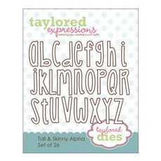 스튜디오제이 다이 Tall & Skinny Alpha Dies set of 26, 혼합 색상, 1개