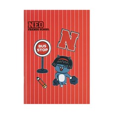 아이콘스 카카오프렌즈 스쿨 DIY PU노트, 네오, 1개