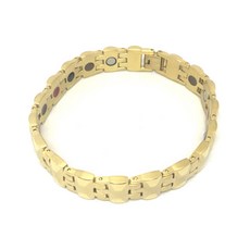 38鍺手鍊 A54 金色 17顆, 1個