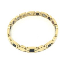 38鍺手鍊 A15 黑+金 17片, 1個